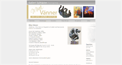 Desktop Screenshot of gallerisjohasten.net